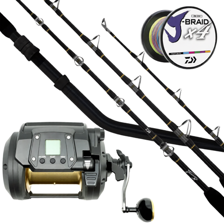 electric fishing reel combos Rod and Built for deep drop and speed jigging. Saltwater Electric Rod And Reel