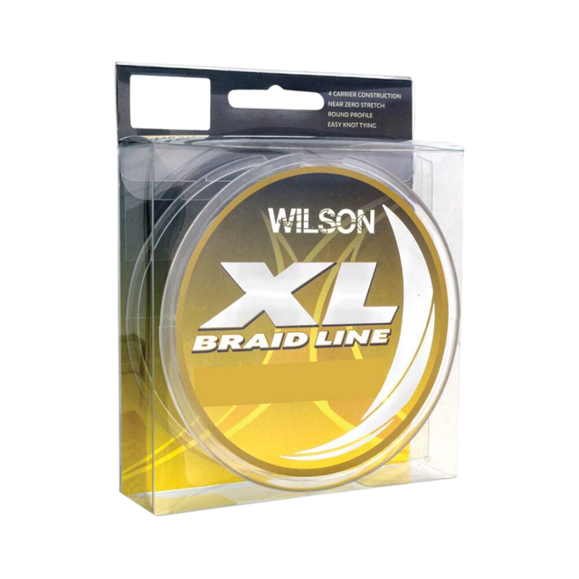 Wilson XL Braided Fishing Line 300yd Yellow