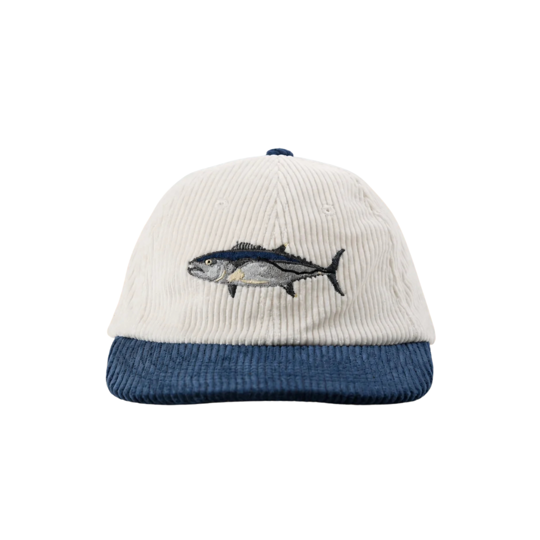 Reef Lagoon Dogtooth Tuna Corduroy Flat Brim Cap