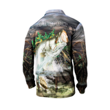 Samaki Boofing Barra Adult Fishing Shirt