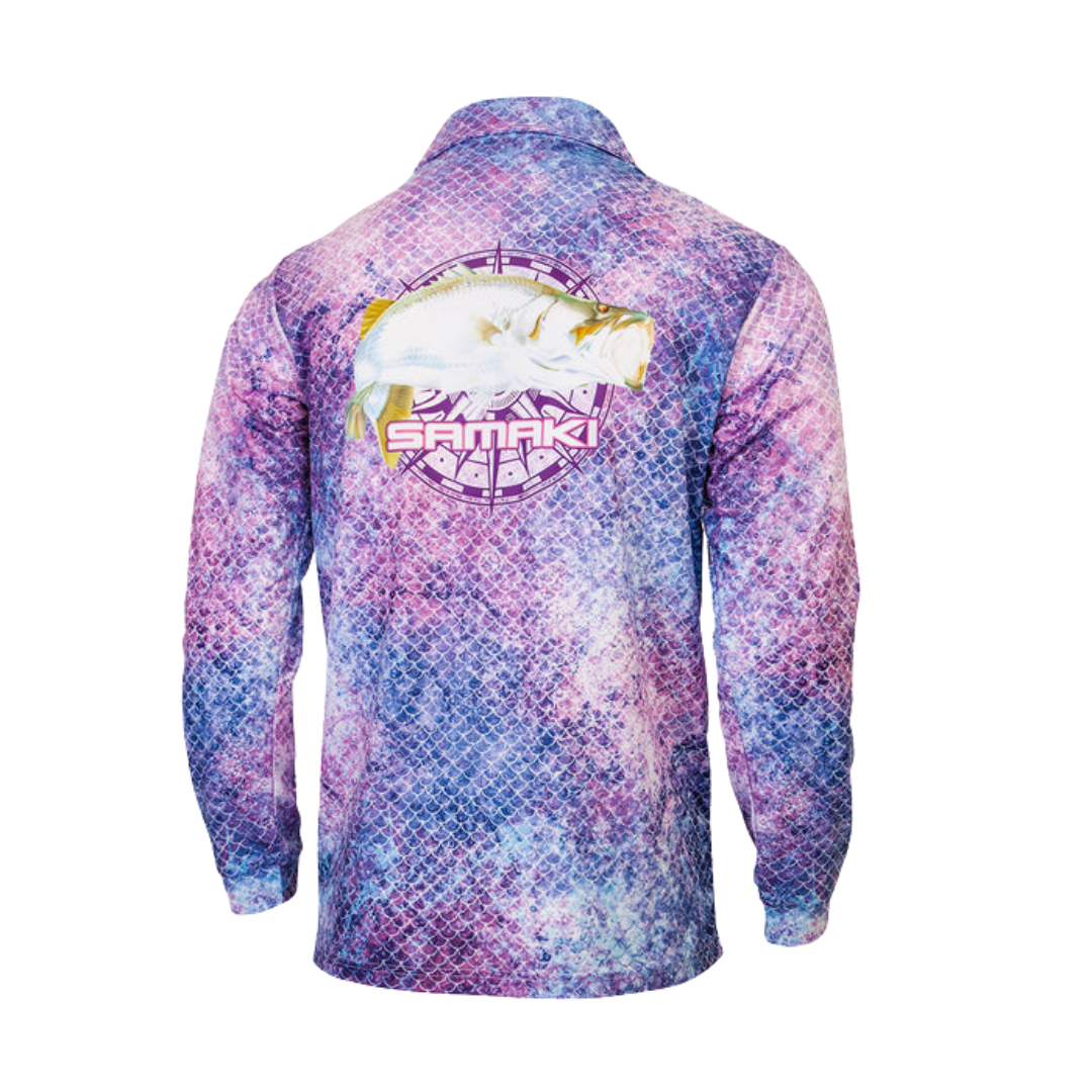 Samaki Mystic Barra Adult Fishing Shirt
