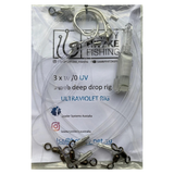 Leader Systems Australia 3-Hook Deep Drop Rig UV