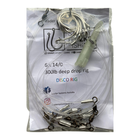 Leader Systems Australia 3-Hook Deep Drop Rig Disco