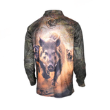 Samaki Wild Boar Adult Fishing Shirt