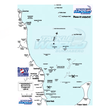 Waypoint Map Burrum to 1770