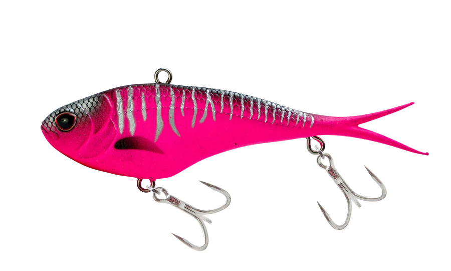 Nomad Vertrex Max 130mm 65g Soft Vibe Lure Hot Pink Mackerel