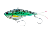 Nomad Vertrex Max 150mm 102g Soft Vibe Lure Silver Green Mack
