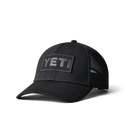 Yeti Black On Black Patch Trucker Hat