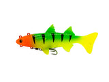 Panic Stations Mullet 8in Soft Plastic Swimbait Lure Guns N Roses