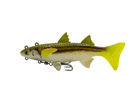 Panic Stations Mullet 4in Soft Plastic Swimbait Lure Olive