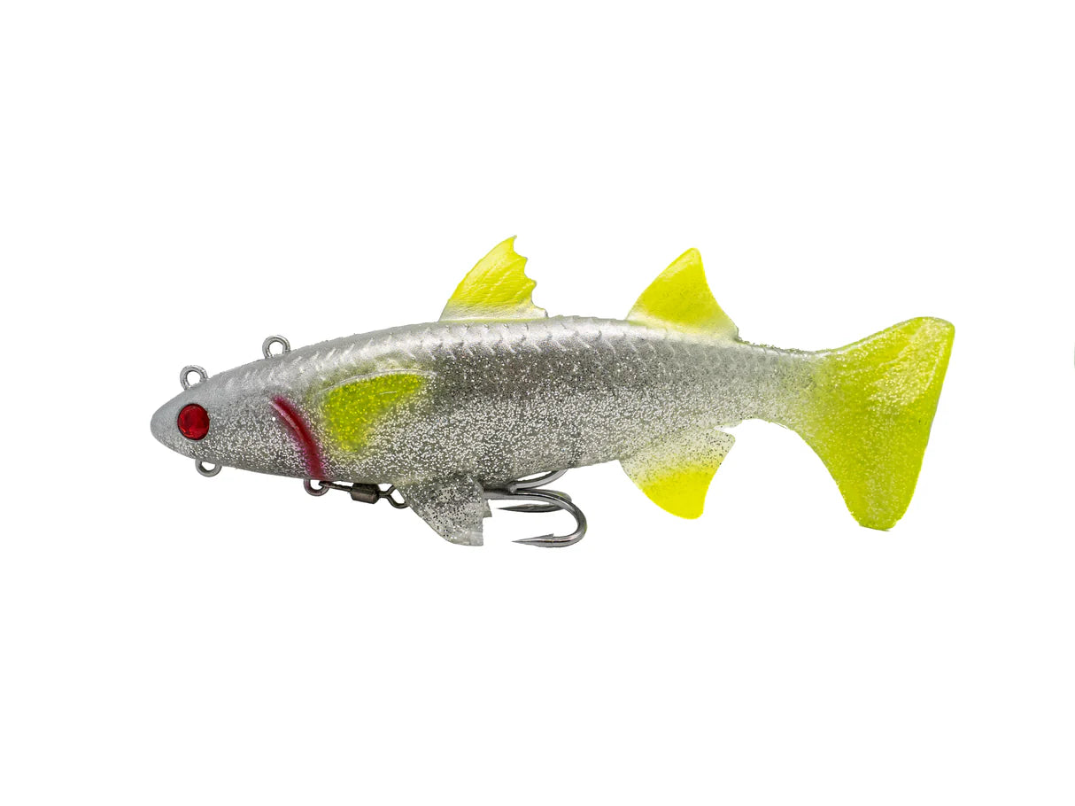 Panic Stations Mullet 4in Soft Plastic Swimbait Lure Salty