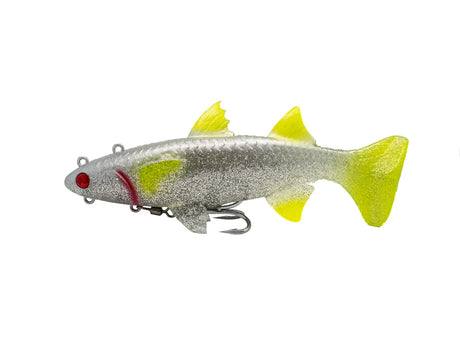 Panic Stations Mullet 4in Soft Plastic Swimbait Lure Salty