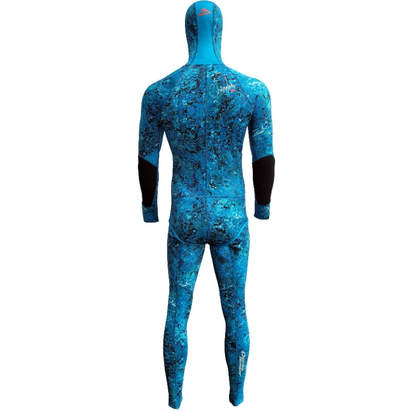 Ocean Hunter Chameleon Offshore 2mm 2Pce Lined Wetsuit Blue Camo