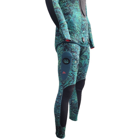 Ocean Hunter Chameleon Edge 3.5mm 2Pce Lined Wetsuit Green Camo