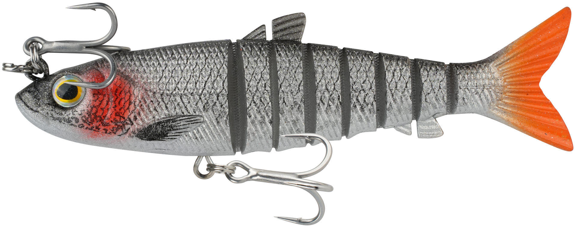 Wilson Live Mullet 5.5in Soft Plastic Swimbait Lure Crazy Mullet