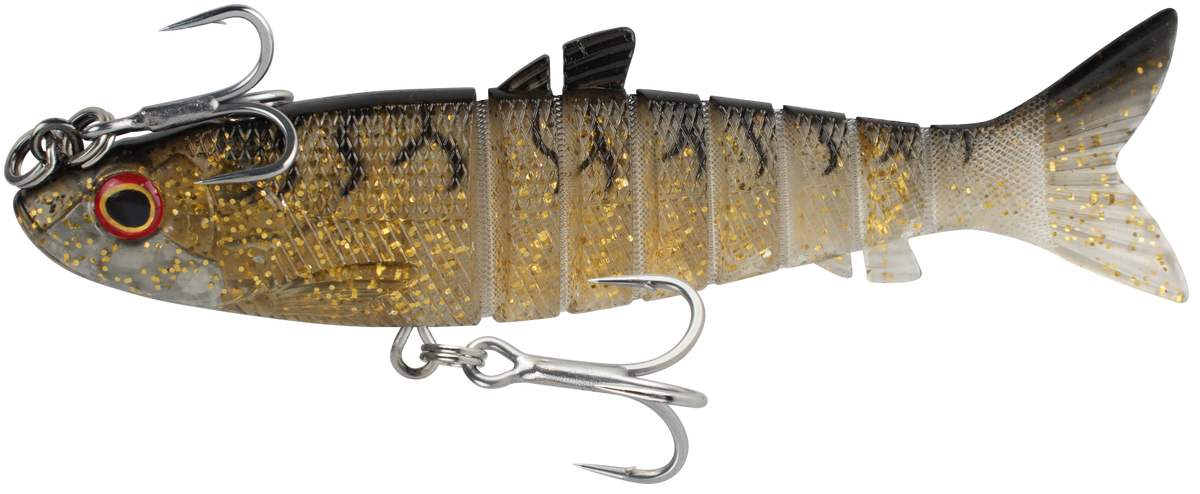 Wilson Live Mullet 5.5in Soft Plastic Swimbait Lure Dark Ale