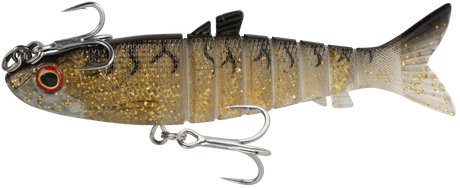 Wilson Live Mullet 5.5in Soft Plastic Swimbait Lure Dark Ale
