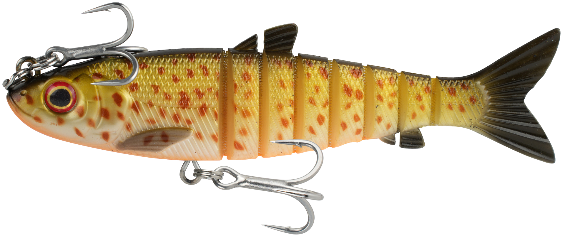 Wilson Live Mullet 5.5in Soft Plastic Swimbait Lure Orange Belly Trout