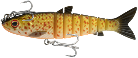 Wilson Live Mullet 5.5in Soft Plastic Swimbait Lure Orange Belly Trout