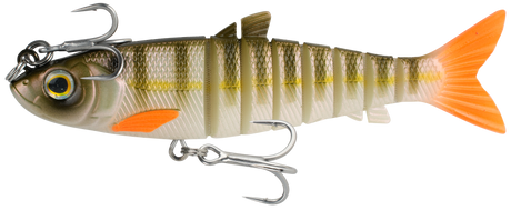 Wilson Live Mullet 5.5in Soft Plastic Swimbait Lure Olive Pearl Magic