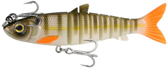 Wilson Live Mullet 5.5in Soft Plastic Swimbait Lure Olive Pearl Magic