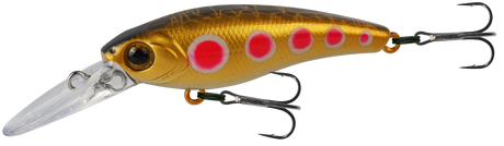 Wilson Tango Shad 50mm Floating Hard Body Lure Gold Spotted Dog
