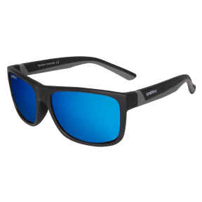Spotters Premium Kids Wombat Polarised Sunglasses Matt Black - Blue