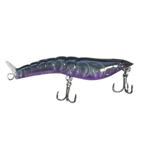 MMD Splash Prawn 70mm Floating Stickbait Lure Ghost Black
