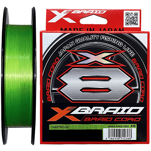 X-Braid Cord X8 Braided Fishing Line Chartreuse