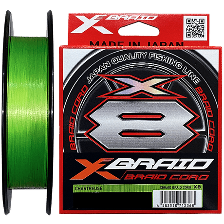 X-Braid Cord X8 Braided Fishing Line Chartreuse