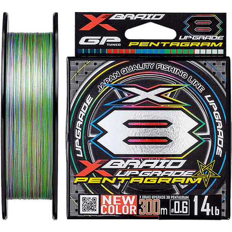 X-Braid Upgrade X8 Pentagram Braided Fishing Line Multi Colour