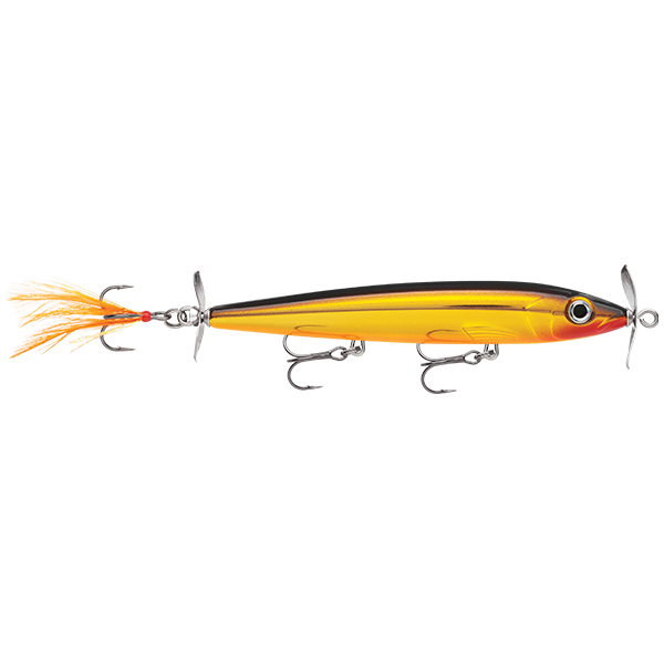 Rapala X-Rap Prop XRPR11 110mm Hard Body Topwater Lure Florida Gold
