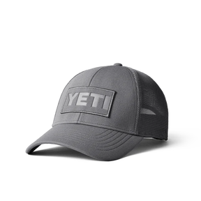 Yeti Grey On Grey Patch Trucker Hat