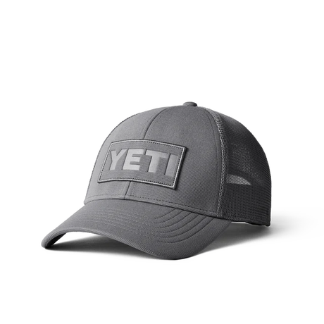 Yeti Grey On Grey Patch Trucker Hat