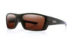 Tonic Youranium Polarised Sunglasses Matte Black - Copper Photochromic