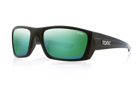 Tonic Youranium Polarised Sunglasses Matte Black - Green Mirror HD