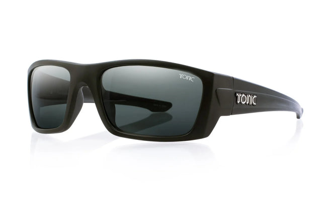 Tonic Youranium Polarised Sunglasses Matte Black - Grey Photochromic