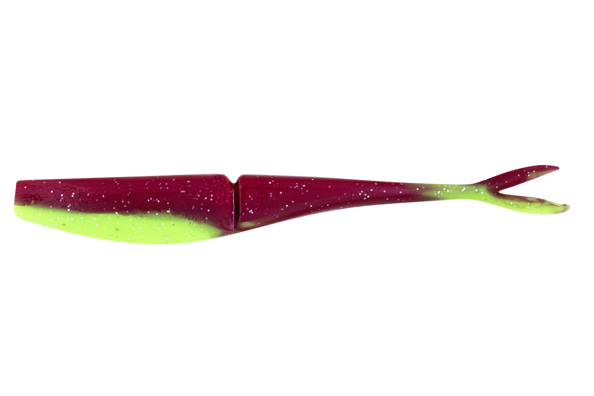 Daiwa Bait Junkie Jerk Shad 7in Soft Plastic Lure Toxic Turkey Uv