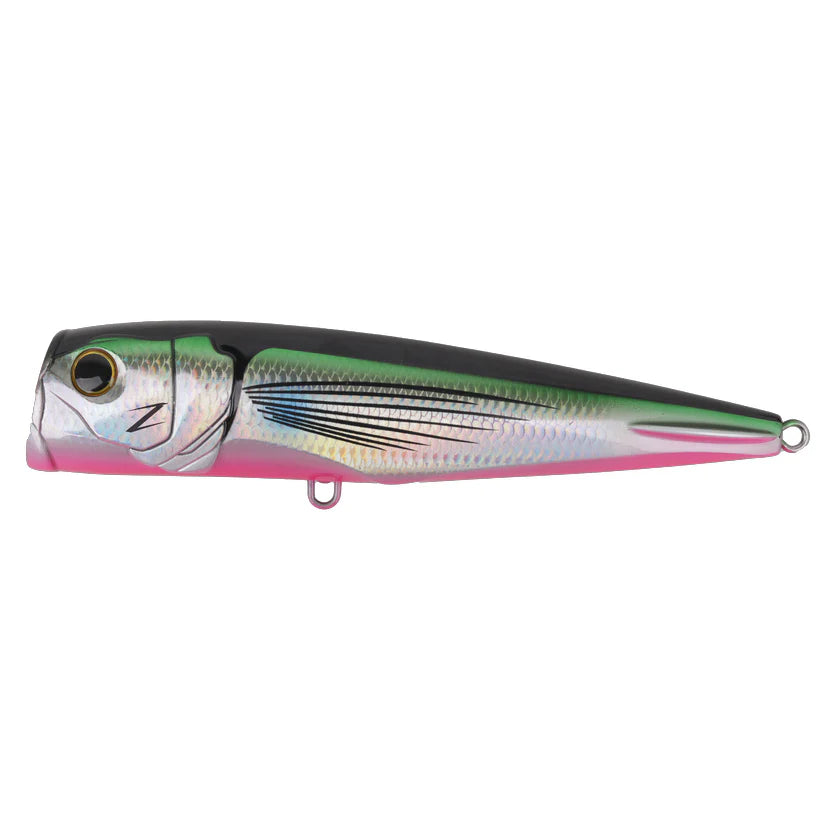 Zerek Reefbu 200F 200mm Diving Popper Lure Green Flying Fish