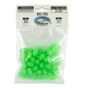 Buku Soft Lumo Oval Attractor Beads 10 X 15mm 50pk