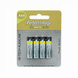 Perfect Image Extra Heavy Duty Hi-Tech Alkaline Batteries AAA 4pk