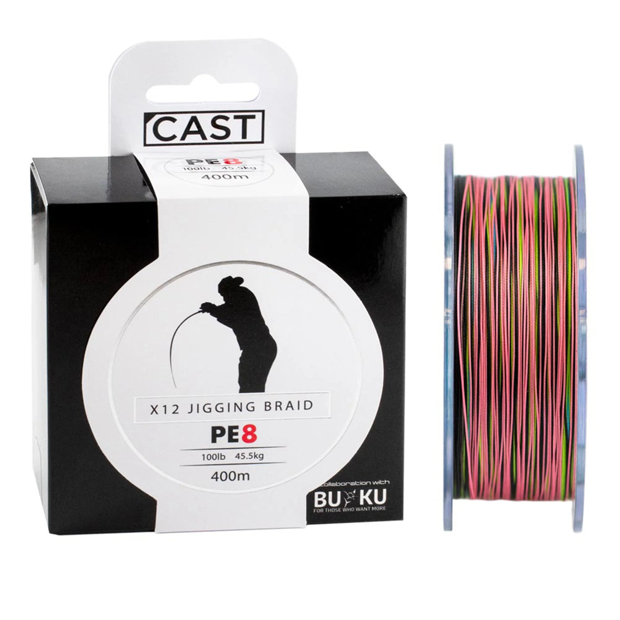 Cast Jigging X8 Braided Fishing Line Multi Colour