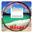 Mason Single Strand Stainless Steel Wire Trace 25ft