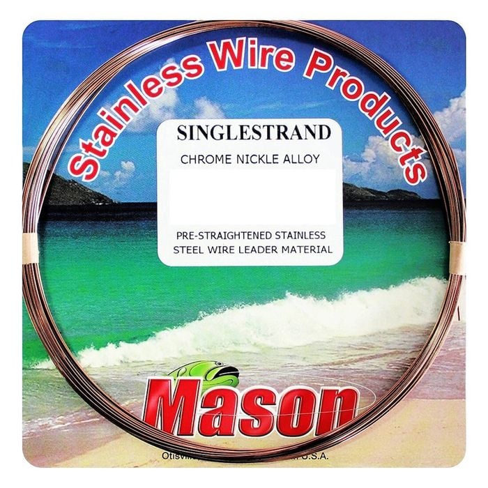 Mason Single Strand Stainless Steel Wire Trace 25ft