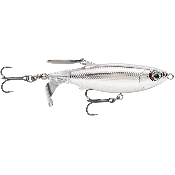 Rapala Claptail 110mm Hard Body Topwater Lure Pure Chrome