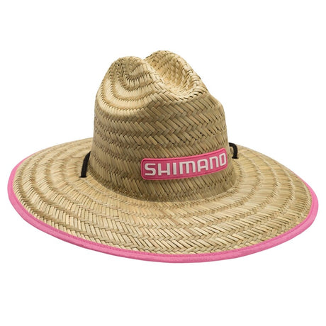 Shimano Unisex Adult Sunseeker Straw Hat Magenta