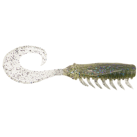 Rapala Crush City Creeper 3.25in Soft Plastic Lure Ghost Shrimp
