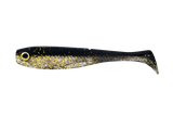 Daiwa Bait Junkie Herring 4in Soft Plastic Lure Black and Gold