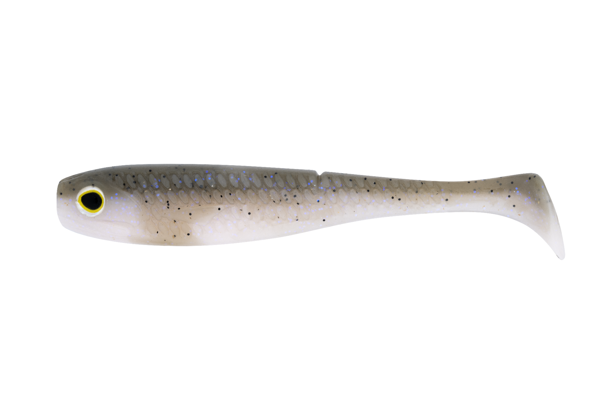 Daiwa Bait Junkie Herring 4in Soft Plastic Lure Ghost Electric Shad