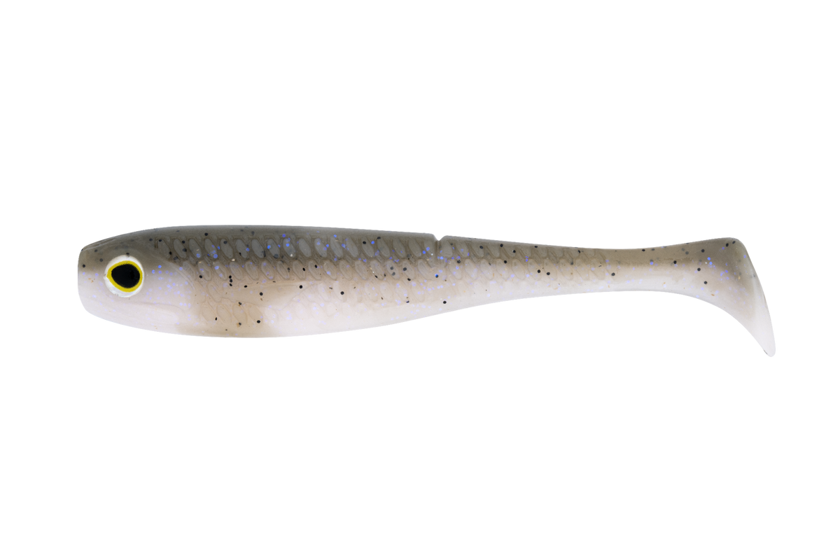 Daiwa Bait Junkie Herring 4in Soft Plastic Lure Ghost Electric Shad